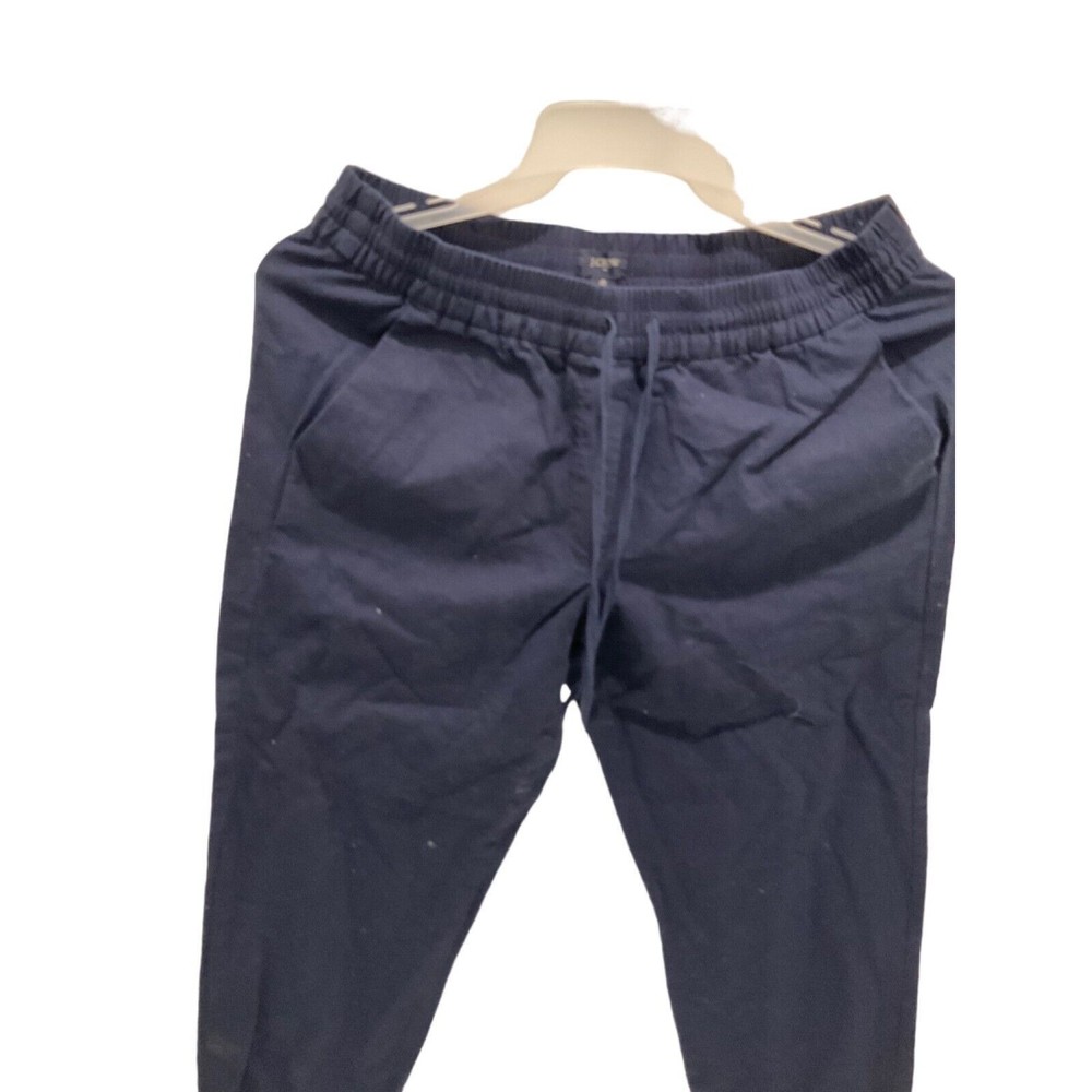 J Crew Pants Women 8 Black Stretch Chino Trouser Pixie Lightweight Casual Ladies